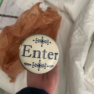 Cute porcelain door handles!!